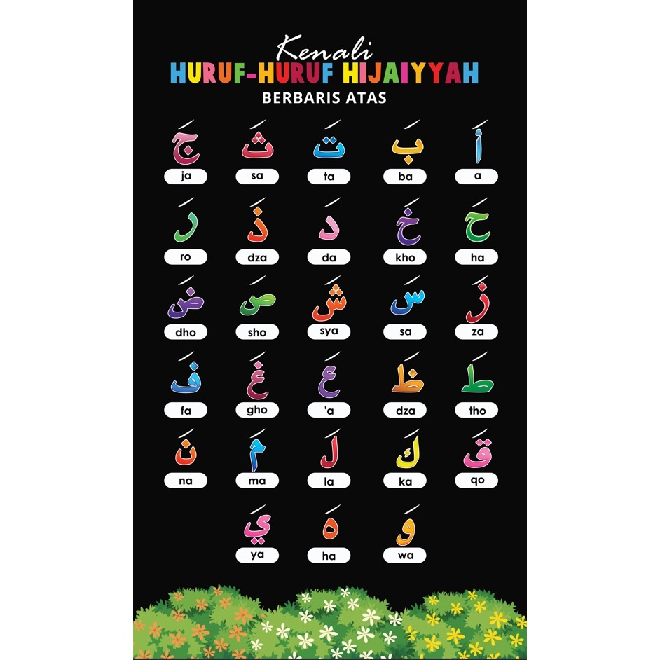 BANNER / BANTING HURUF2 JAWI, HIJAIYAH DAN HIJAIYAH BARIS ATAS | Shopee ...