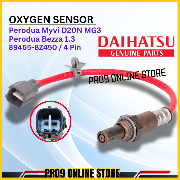 PERODUA MYVI MG3 D20N, BEZZA 1.3 REAR O2 OXYGEN SENSOR 89465-BZ450 4 ...