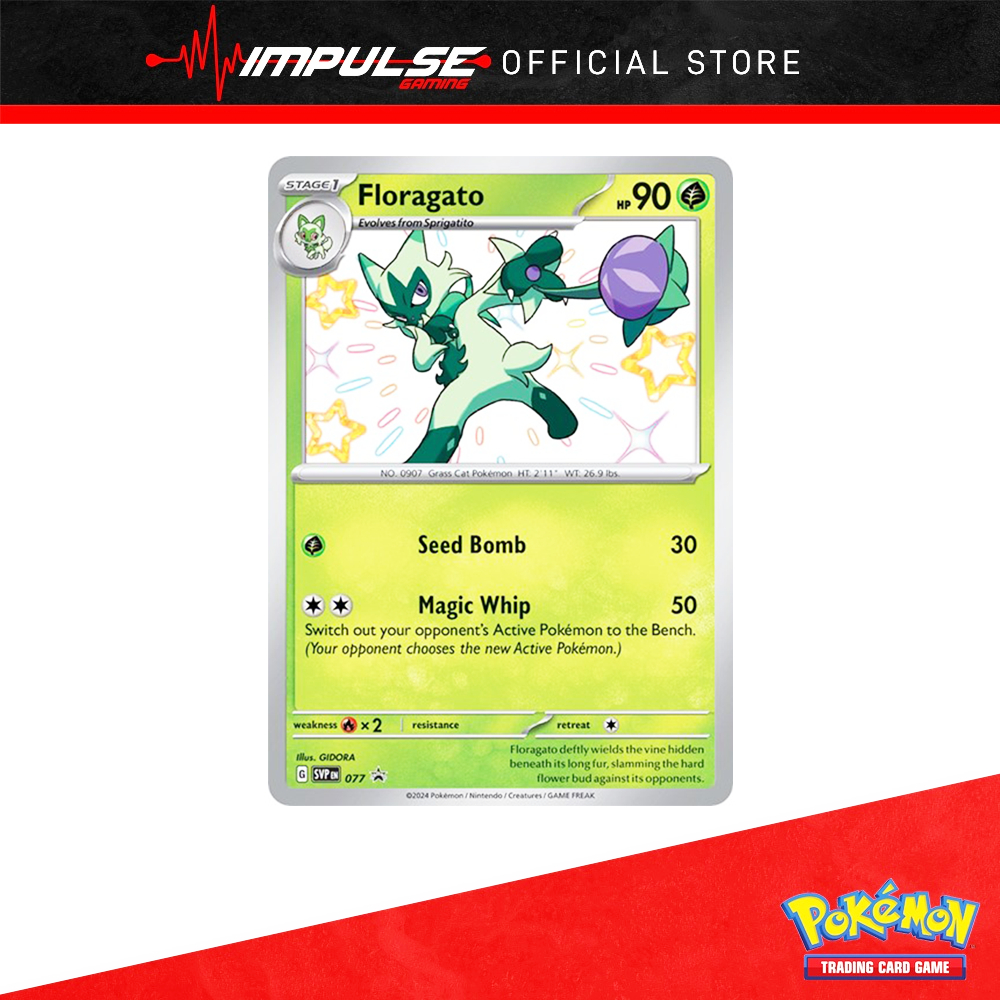 floragato pokemon card value Chinese Gem Pack Stamped #0207 Colorless Magical Leaf (30+) Flip a coin Floragato Pokmon TCG Cards for