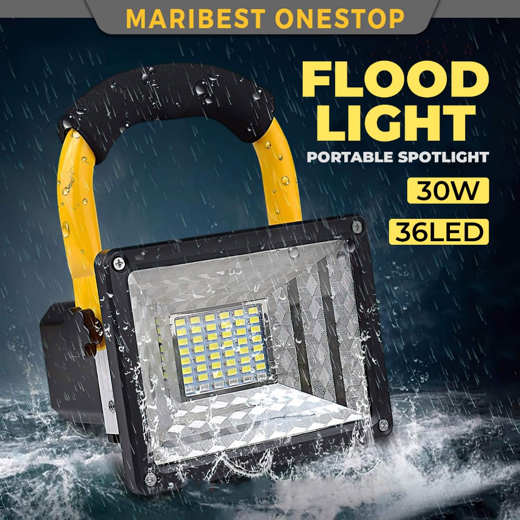 Outdoor LED Portable Rechargeable LED Floodlight Outdoor Activities ...