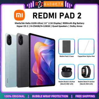 Produktbild von Xiaomi Redmi Pad 2 Tablet 11 Zoll - 8+256GB 9000mAh Akku Grau