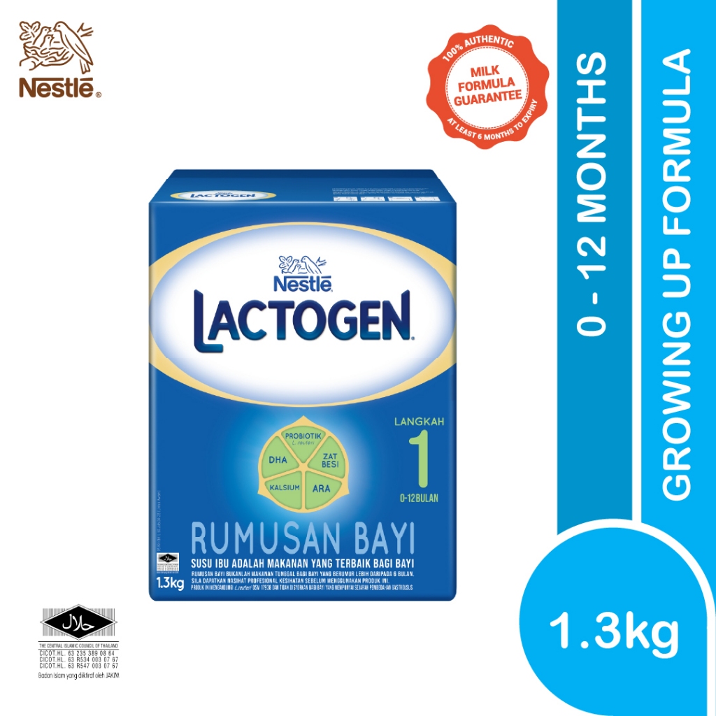 [Exp 06 Apr 2027 &/ Later] LACTOGEN Step 1 Infant Milk Formula (0-12 ...