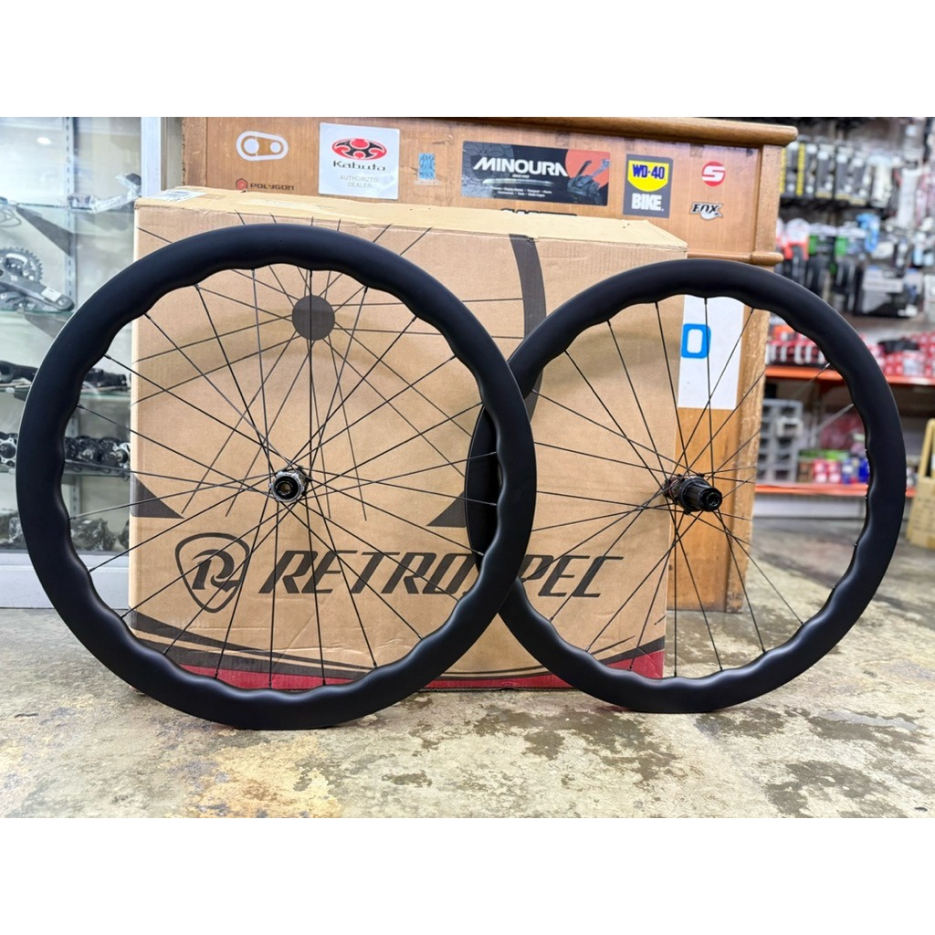 Retrospec RS9.0 Wave Carbon Disc Wheelset Road Bike | Shopee Malaysia