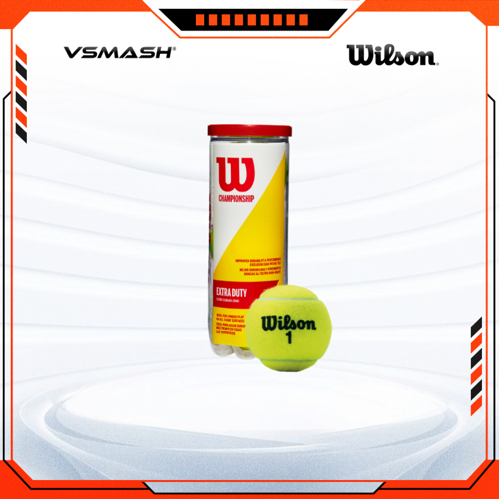 Wilson Championship Extra Duty Tennis Ball | Shopee Malaysia