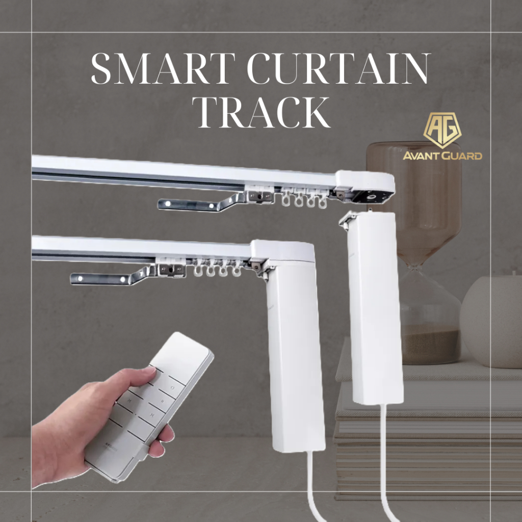 Avant Guard Smart Curtain Track – Custom Length | Silent Motor | Remote ...
