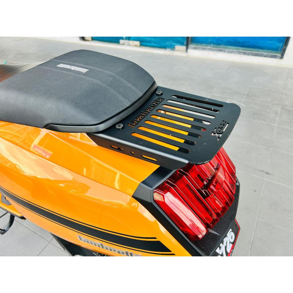 LAMBRETTA X300 Heavy Duty Monorack Rear Carrier Rack Motorcycle Givi ...