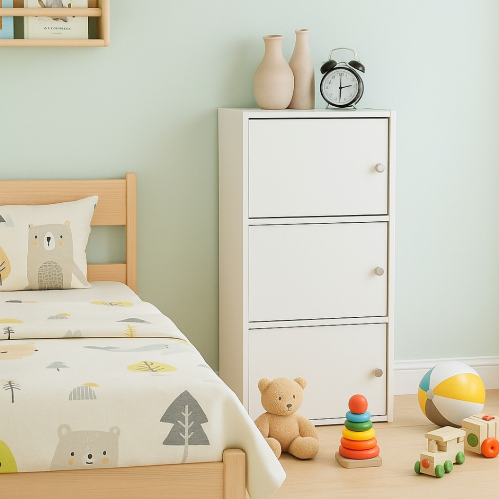 Furniture Direct MELODY rak home furniture 3 Door Colour Box With Door ...
