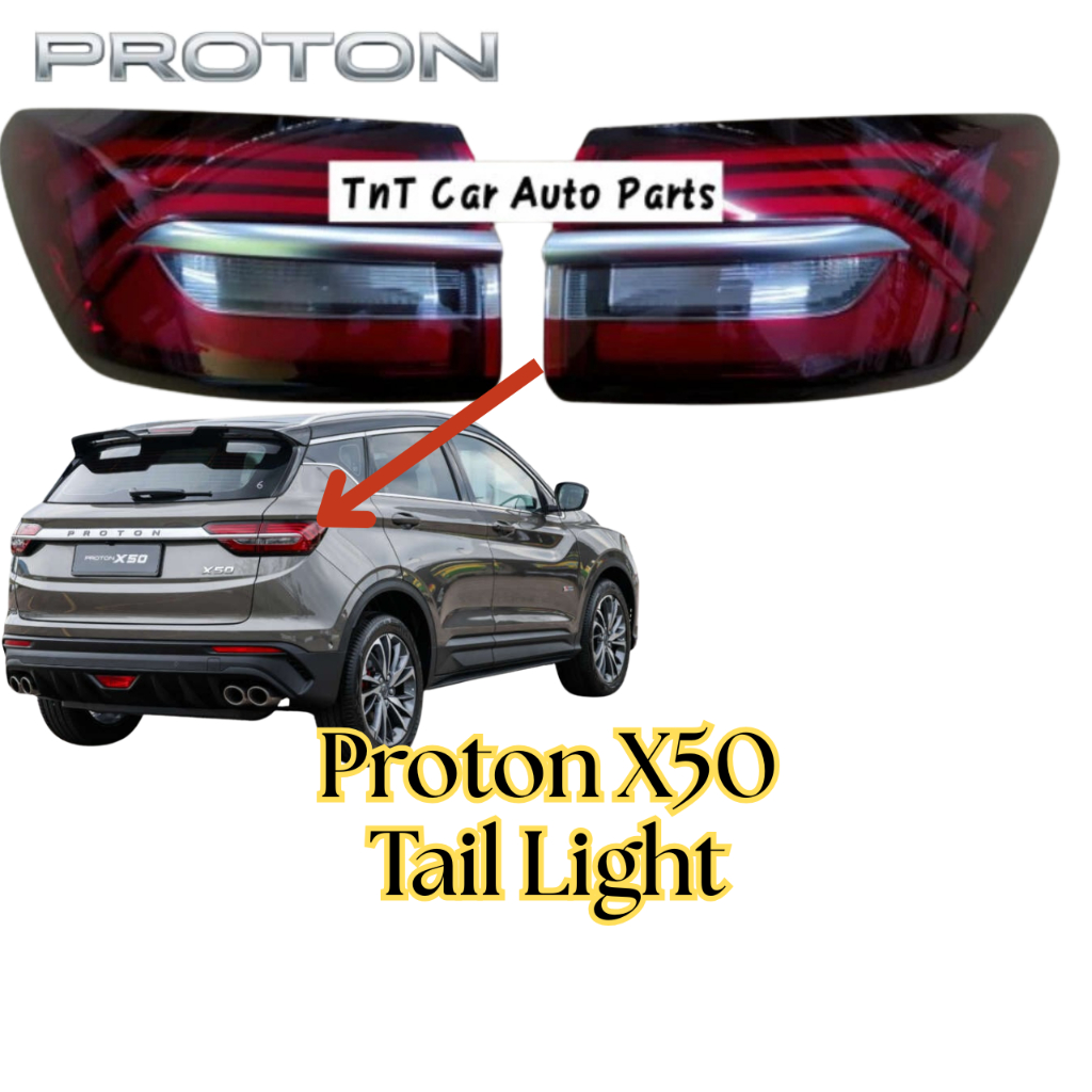 PROTON X50 Rear Tail Light Tail Lamp Rear Bumper Light Lampu Belakang ...