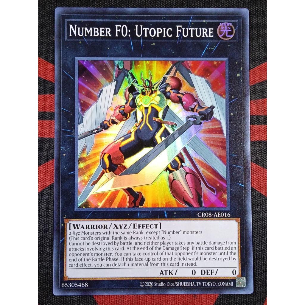 YUGIOH KONAMI CR08-AE016 Number F0: Utopic Future (SR) | Shopee Malaysia