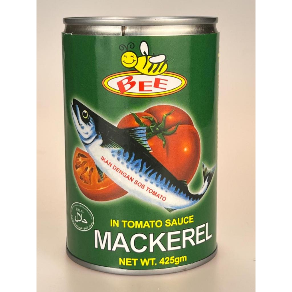 Bee 番茄酱鲭鱼罐头 425克 ~Bee Ikan Mackerel dalam Sos Tomato 425g | Shopee Malaysia