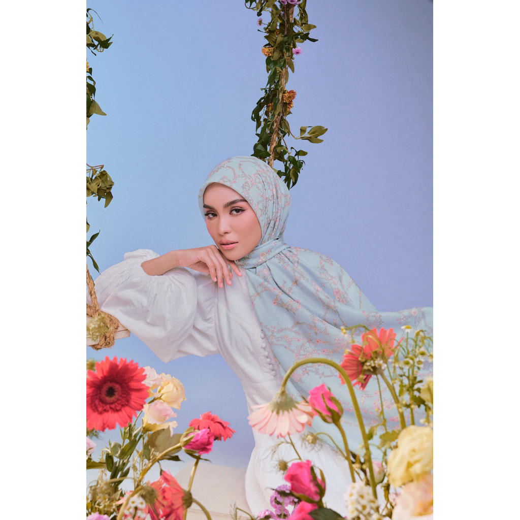 AMEERAZAINI TUDUNG BAWAL PRINTED BIDANG 47