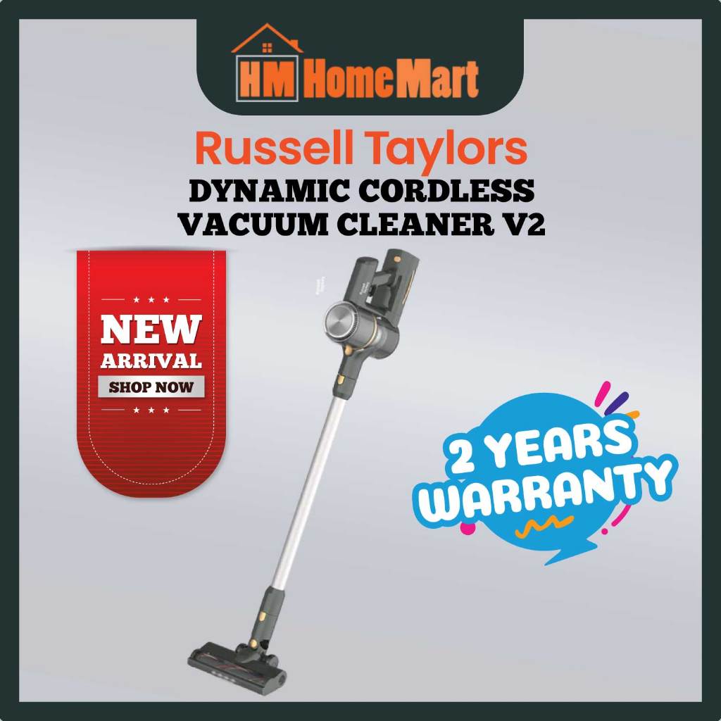 RUSSELL TAYLORS V2 DYNAMIC CORDLESS VACUUM CLEANER | Shopee Malaysia