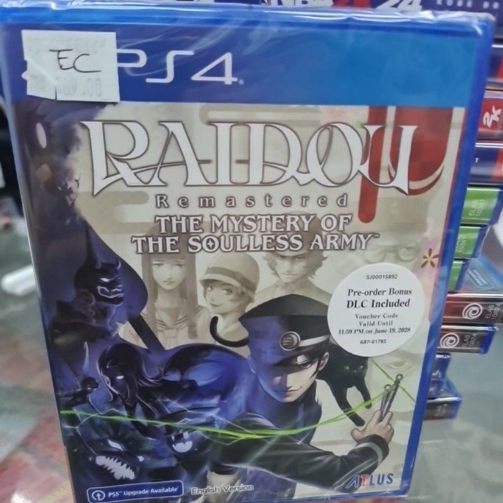 PS4 RAIDOU REMASTERED THE MYSTERY OF THE SOULLESS ARMY ENG CHI R3 NEW ...