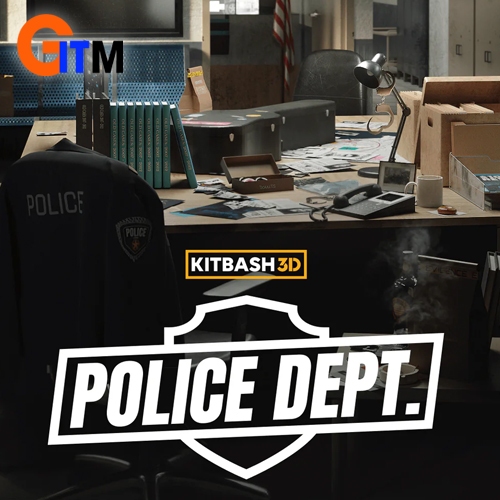 KITBASH3D - POLICE DEPT | REALISTIC LAW ENFORCEMENT 3D ASSET PACK ...
