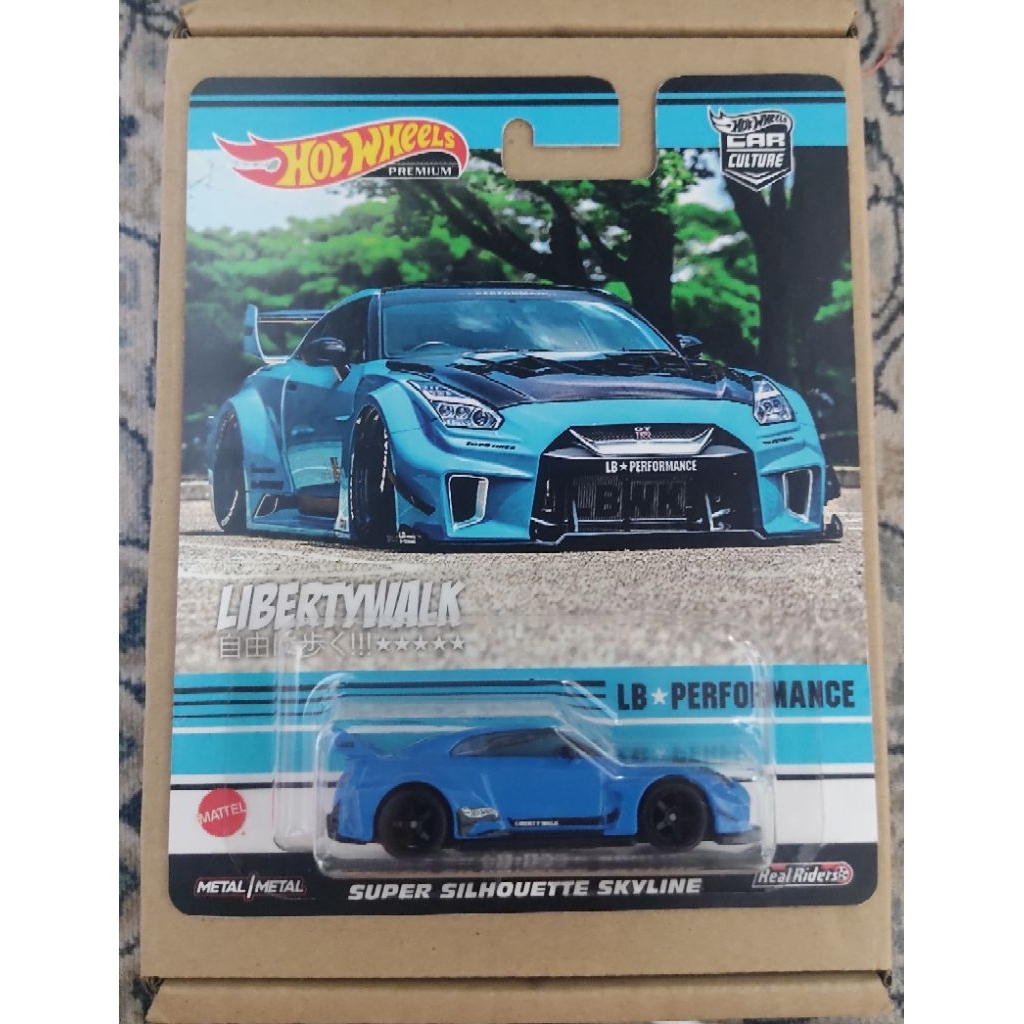 HOTWHEELS CUSTOM LB-R35 SUPER SILHOUTTE SKYLINE (BLUE) | Shopee Malaysia