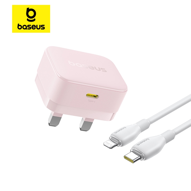 Baseus PD USB-C Fast Charger Port and Cable for Phone Pad Samsung Galaxy Google Pixel Support PD3.0 QC3.0 (20W)