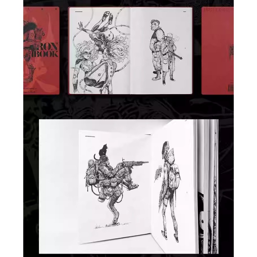 DIRTY IRON SKETCHBOOK 乱铁个人手稿集插画画集| Shopee Malaysia