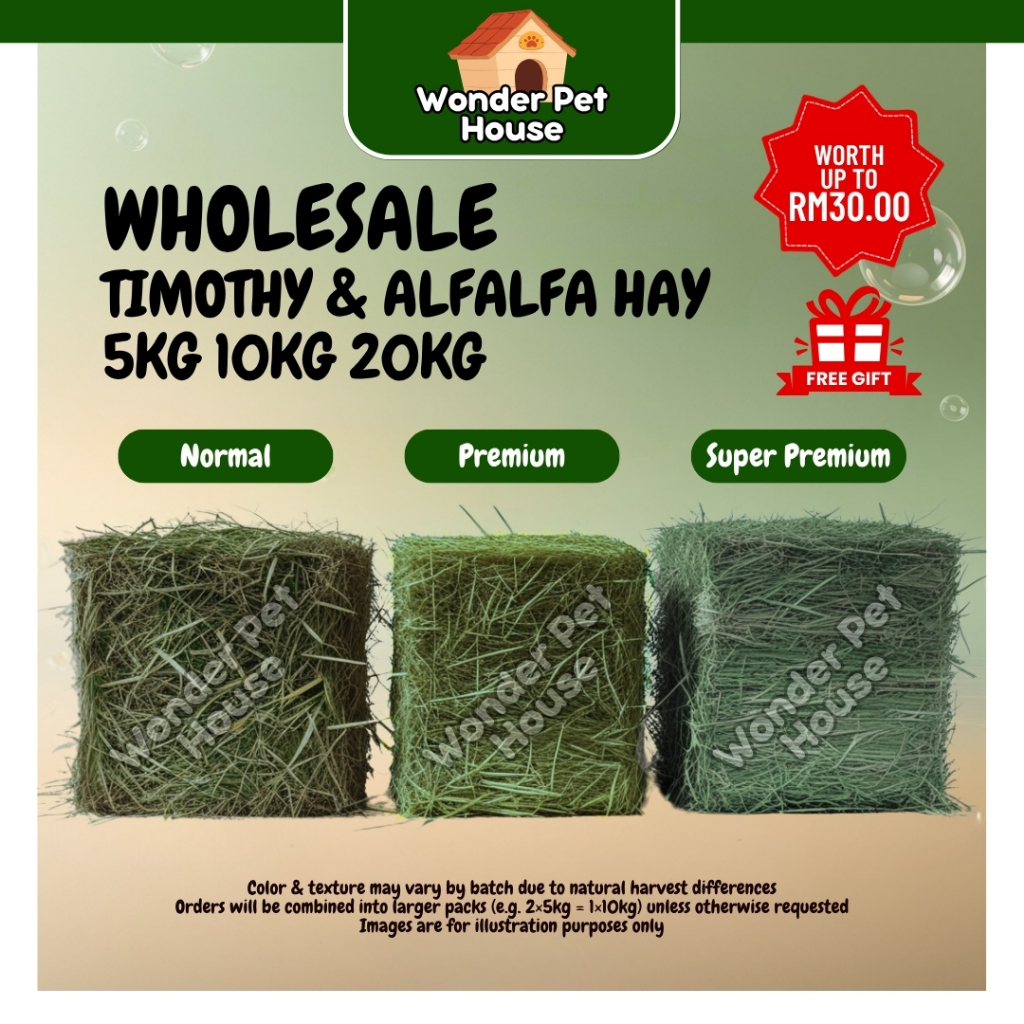 Image showcasing (Wholesale) Timothy Hay Alfalfa Hay for Rabbit Guinea Pig & Chinchilla ...
