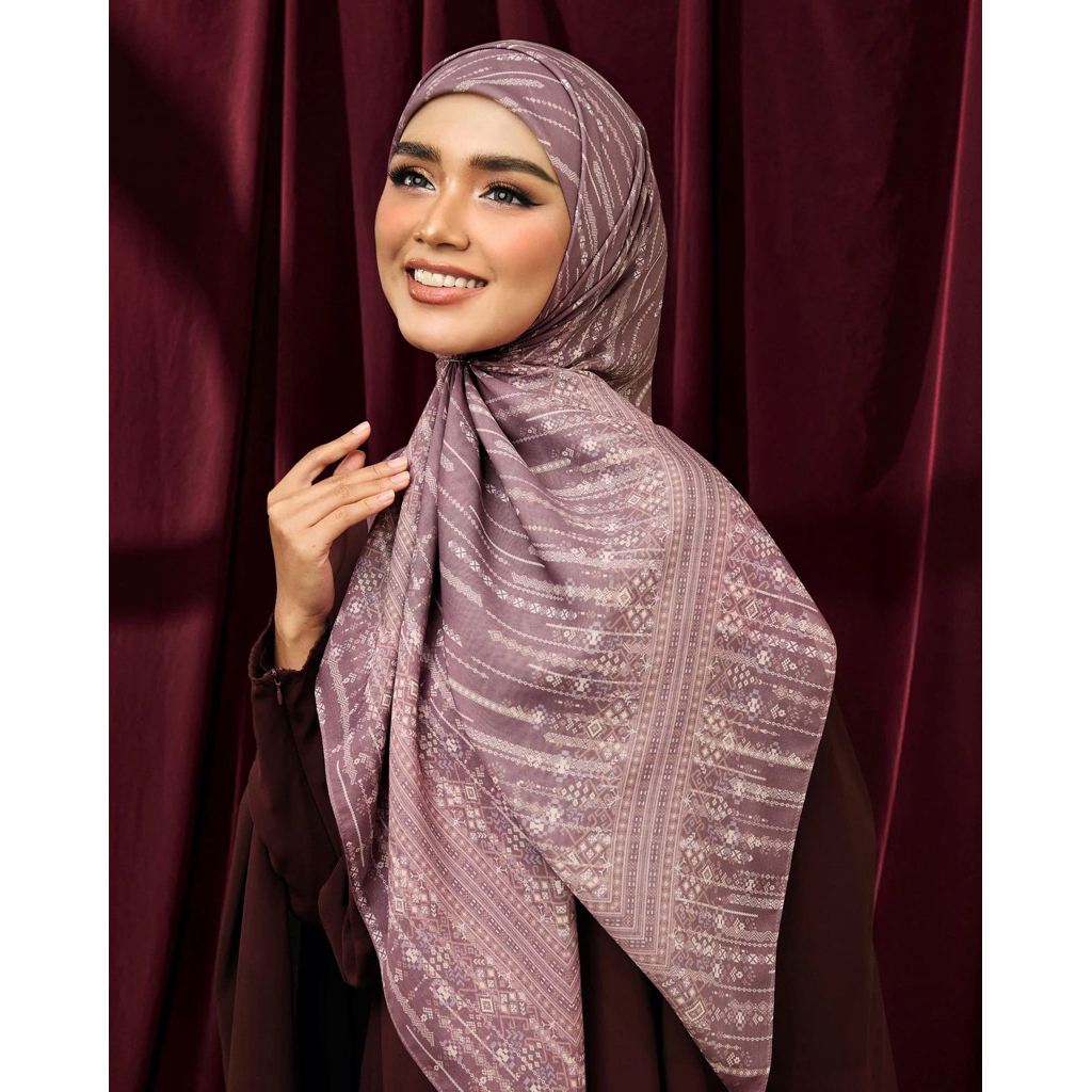 TUDUNGRUFFLE KAFFIYEH / TATREEZ / ANIESHA 🇵🇸🇹🇷 ~ Printed Voile Square ~ Premium Cotton Voile
