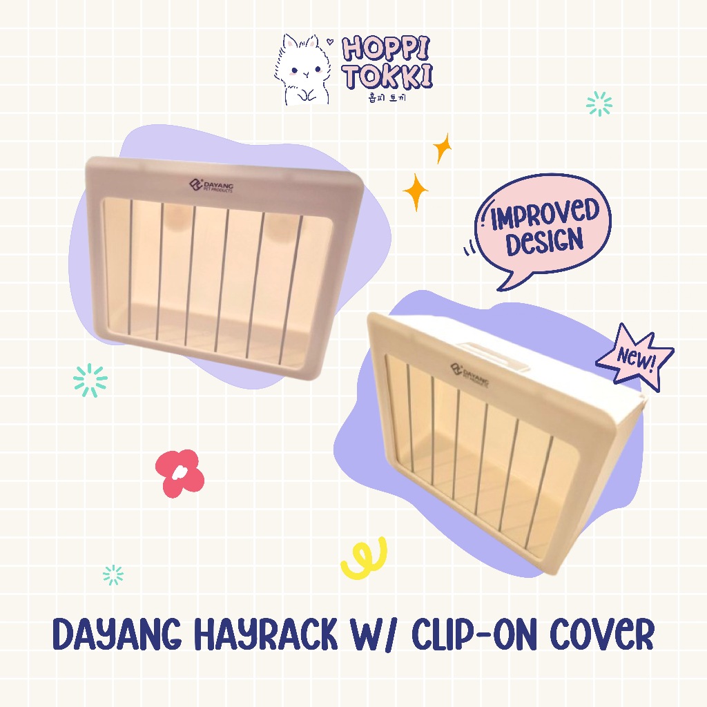 Dayang Hay Rack with Cover 达洋草架有盖 Hay Feeder Hay Holder for rabbits ...