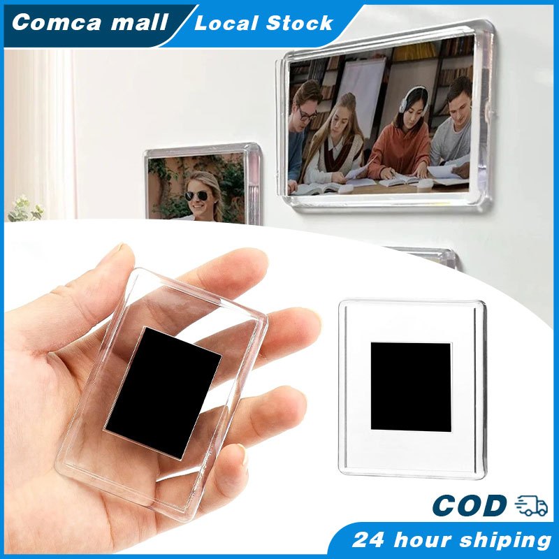 10pcs Photo Frame Fridge Magnets / DIY Photo Transparent Fridge ...