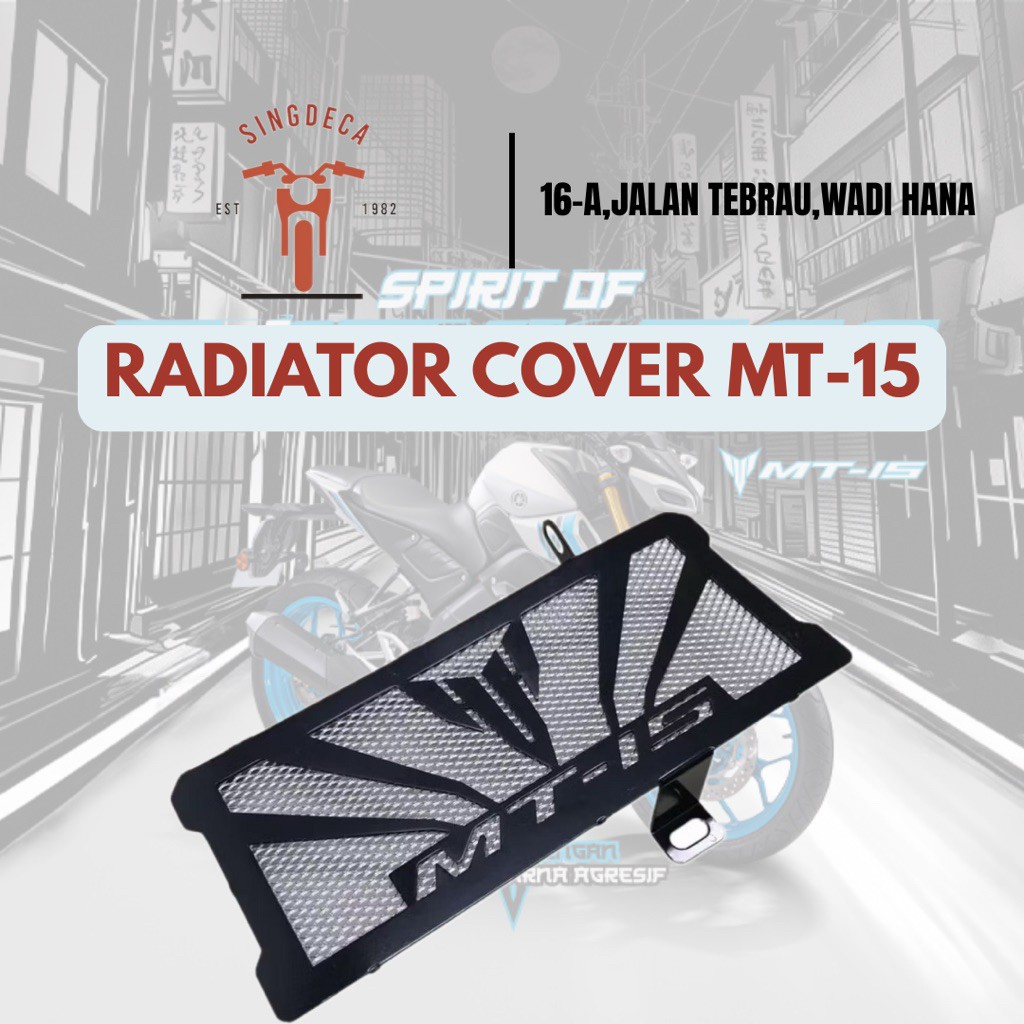 RADIATOR COVER YAMAHA MT-15 MT15 RADIATOR GUARD ACCESSORIES MOTOR ...