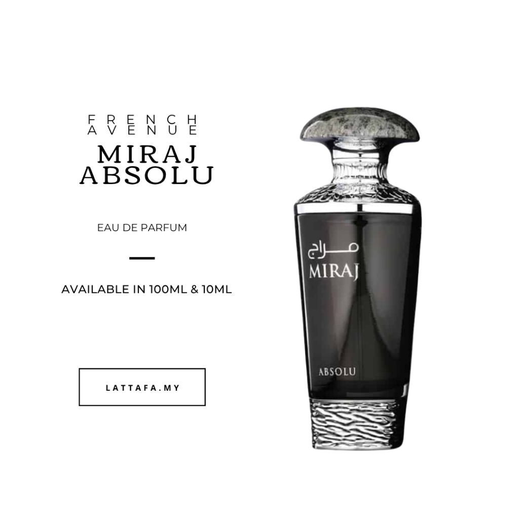 French Avenue Miraj Absolu l Eau De Parfum l Man 100ml & 10ml | Shopee