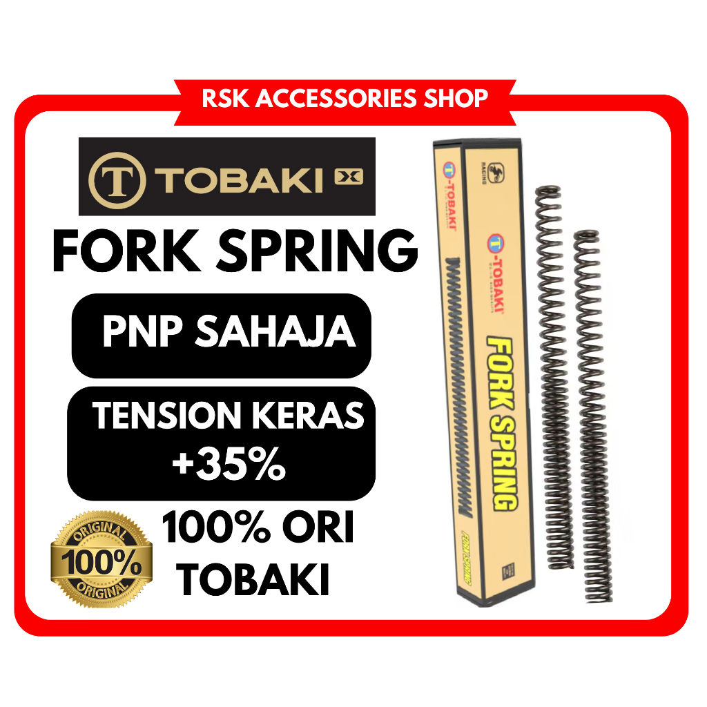 TOBAKI Racing Spring Fork Y15ZR Y16ZR LC135 4S 5S RS150R V1 V2 EX5 VF3i ...