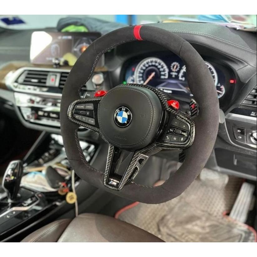 BMW F30 Full Alcantara CS Competition Sport Flat Bottom Steering Wheel ...