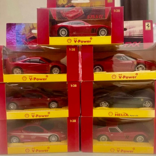(Original) Shell V-Power Ferrari Collection Full Sets x15 Sport Cars ...