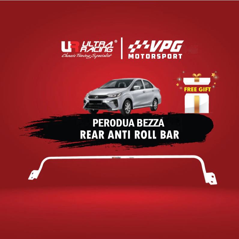 Ultra Racing | Perodua Bezza 1.0 / 1.3 '17-'19 - Rear Anti Roll Bar ...