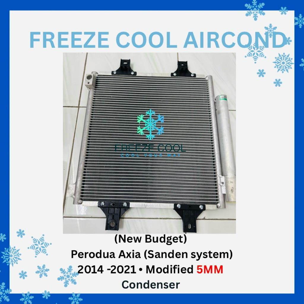 (Jimat Baru) Axia 2014-2021 Modified 5mm Condenser | Shopee Malaysia