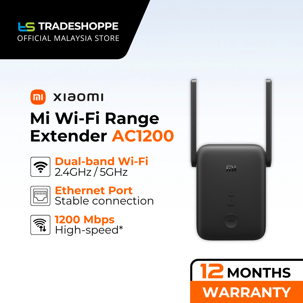 Xiaomi Mi Wi-Fi Range Extender AC1200 | Pro | Shopee Malaysia