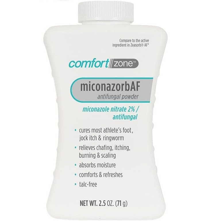 Comfort Zone Miconazorb Antifungal Powder Talc-Free, Miconazole For ...