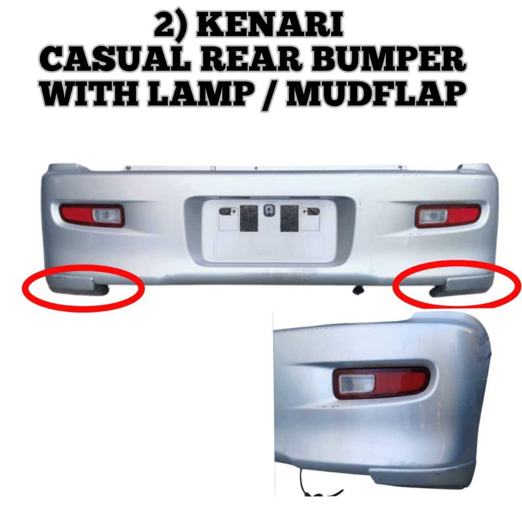 Rear Bumper / Bumper Belakang Perodua Kenari Rear Bumper / Bumper ...
