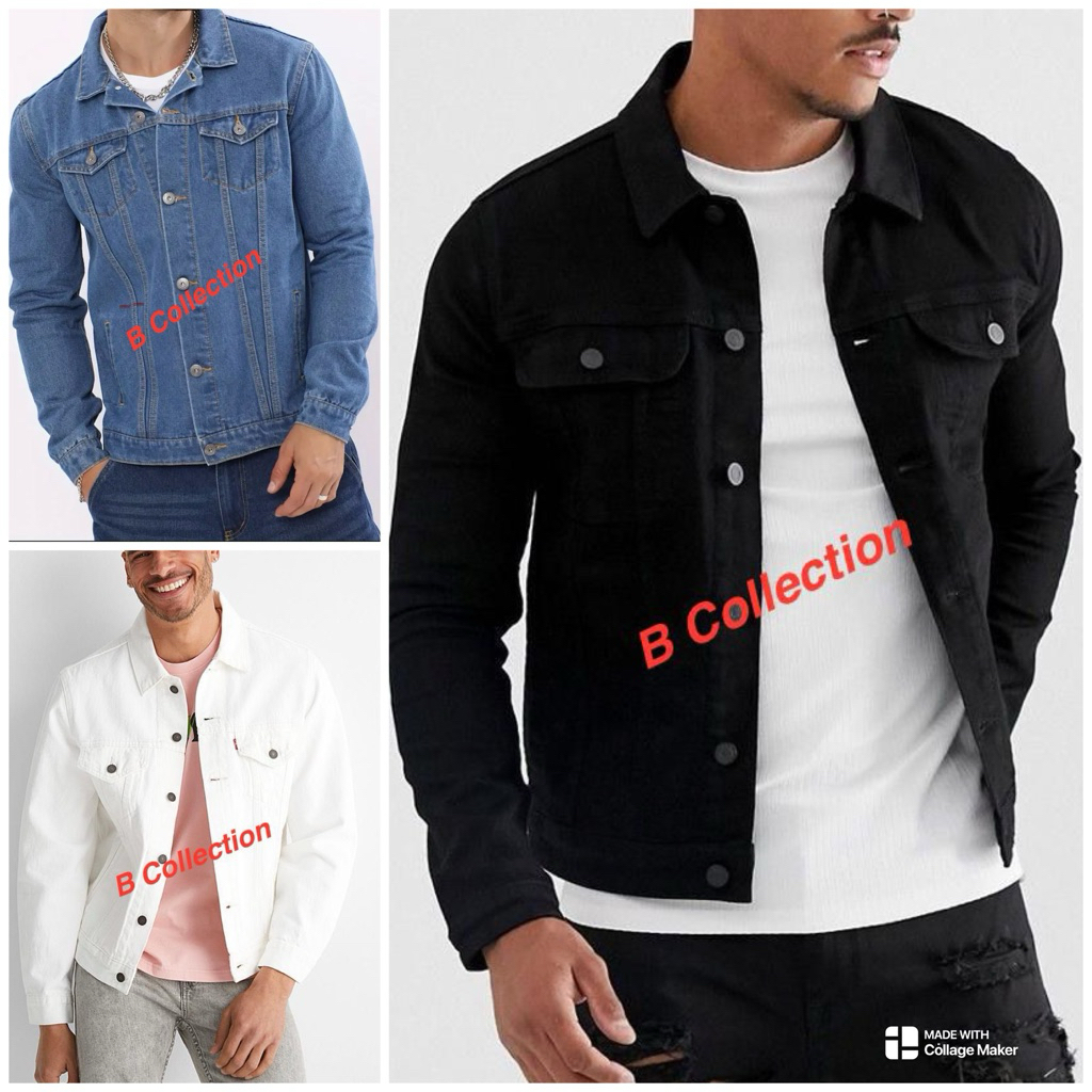 Solid Color Loose Fit Denim Jacket