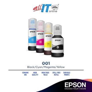 Epson 001 Ink Cartridge Y100 Y200 Y300 Y400 for Printer L4150 L4160 L6160 L6170 L6190