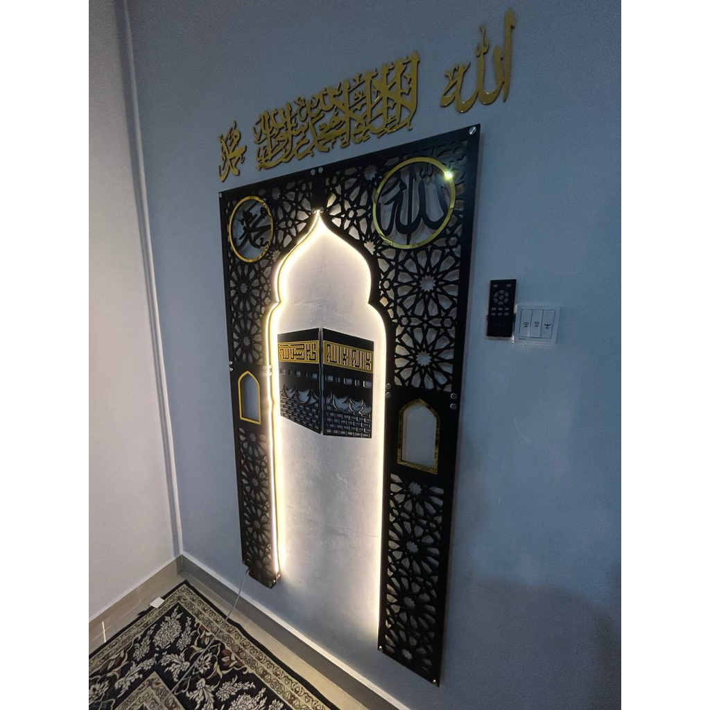 Mihrab al-fattah 6x3.7ft pvc foamboard islamic decoration | Shopee Malaysia