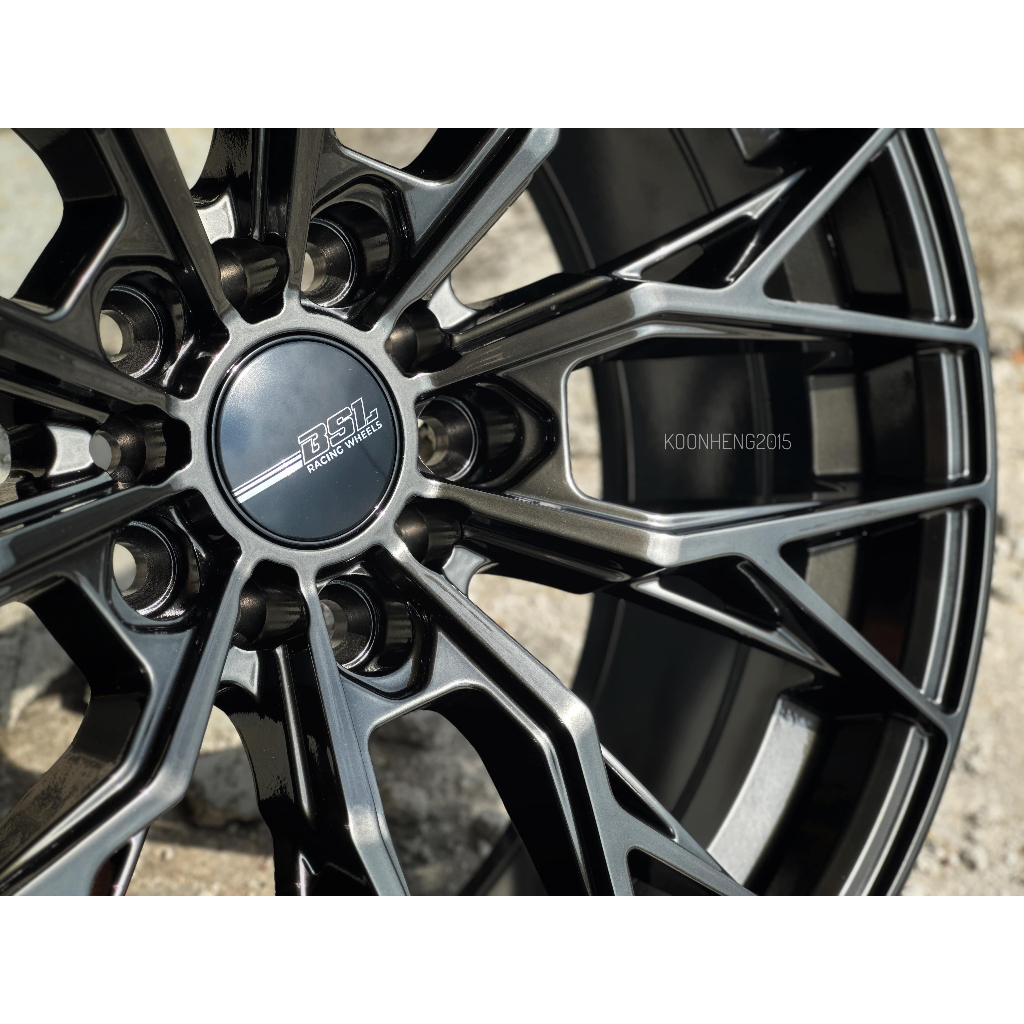 New Car Sport Rim FLOW FORMING 8.1KG BSL RACING WHEELS 17x7.5J 10x100 ...