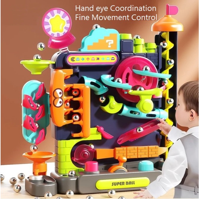 Crazy Marble Pinball Track Adventure Game Focus Training Hand Eye ...