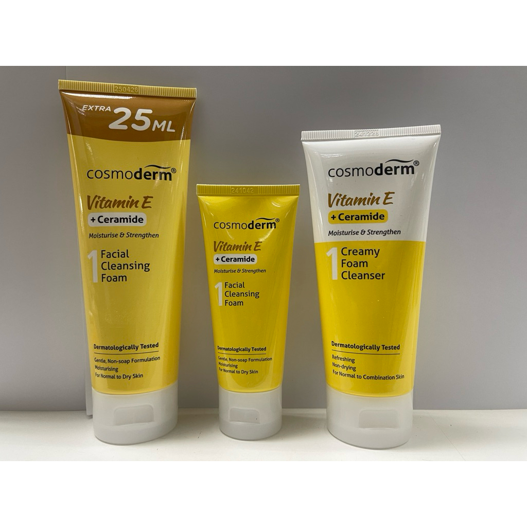 Cosmoderm Vitamin E + Ceramide Facial Cleansing Foam / Creamy Foam ...