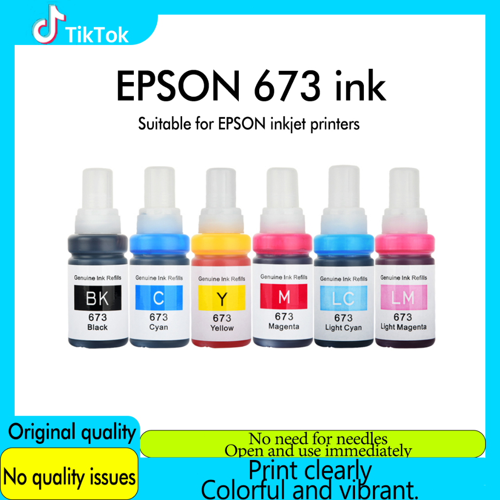 for Epson Epson T673 Inks 673 ink Epson L850 Photo L1800 L850 Tahan ...