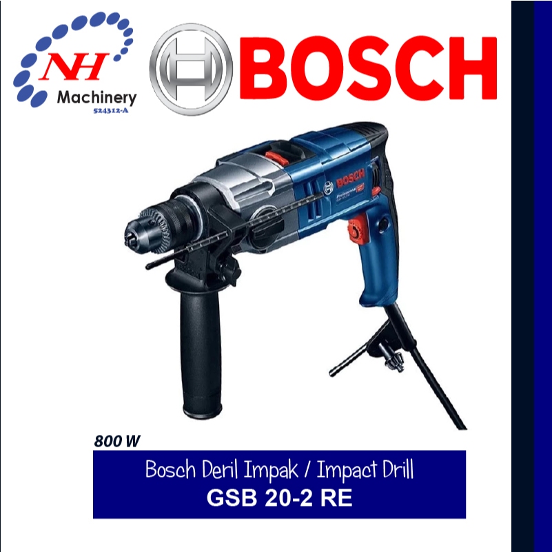 BOSCH GSB 20-2 RE - DERIL IMPAK / IMPACT DRILL | Shopee Malaysia