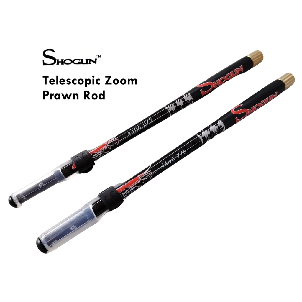 SHOGUN Telescopic Prawn Rod Zoom Pole Udang Galah Carbon Rod | Shopee ...