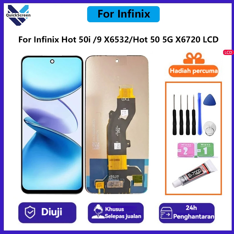 【QuickScreen】For Infinix Hot 50i X6531, X6531B/Infinix Smart 9 X6532 ...