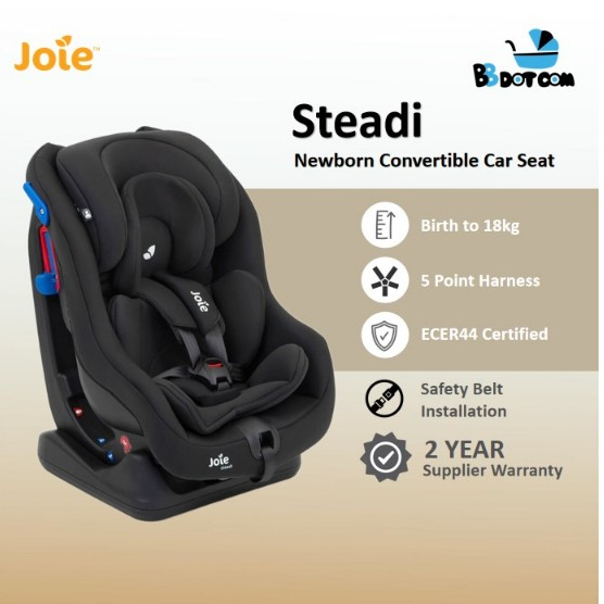 Joie Steadi Baby Car Seat Group 0/1 ( Newborn to 4 Years ) - 1 Unit ...