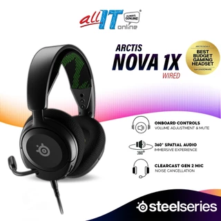 SteelSeries Arctis Nova 1X Multi-Platform Premium Wired Gaming Headset with ClearCast Gen 2 Mic, Ultra Lightweight