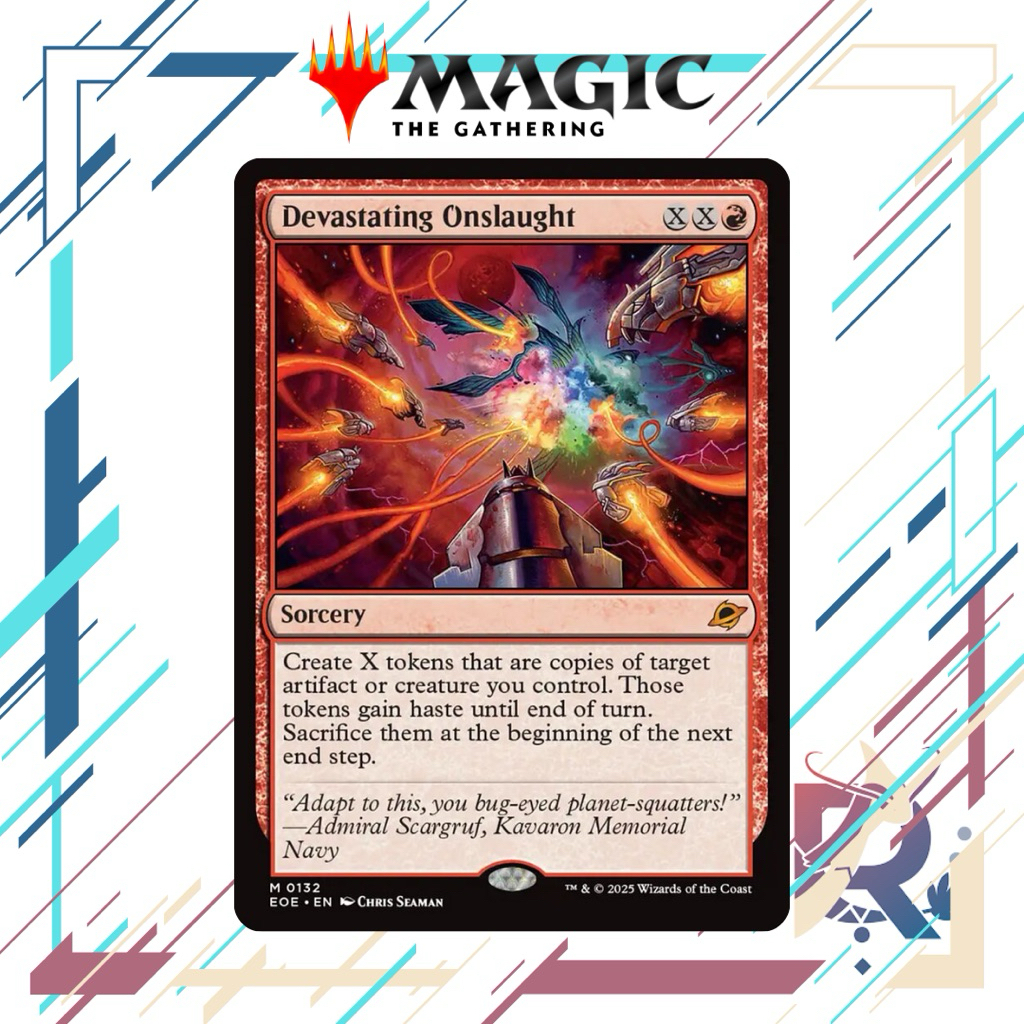 [MTG] Devastating Onslaught - Edge of Eternities (EOE) | Shopee Malaysia