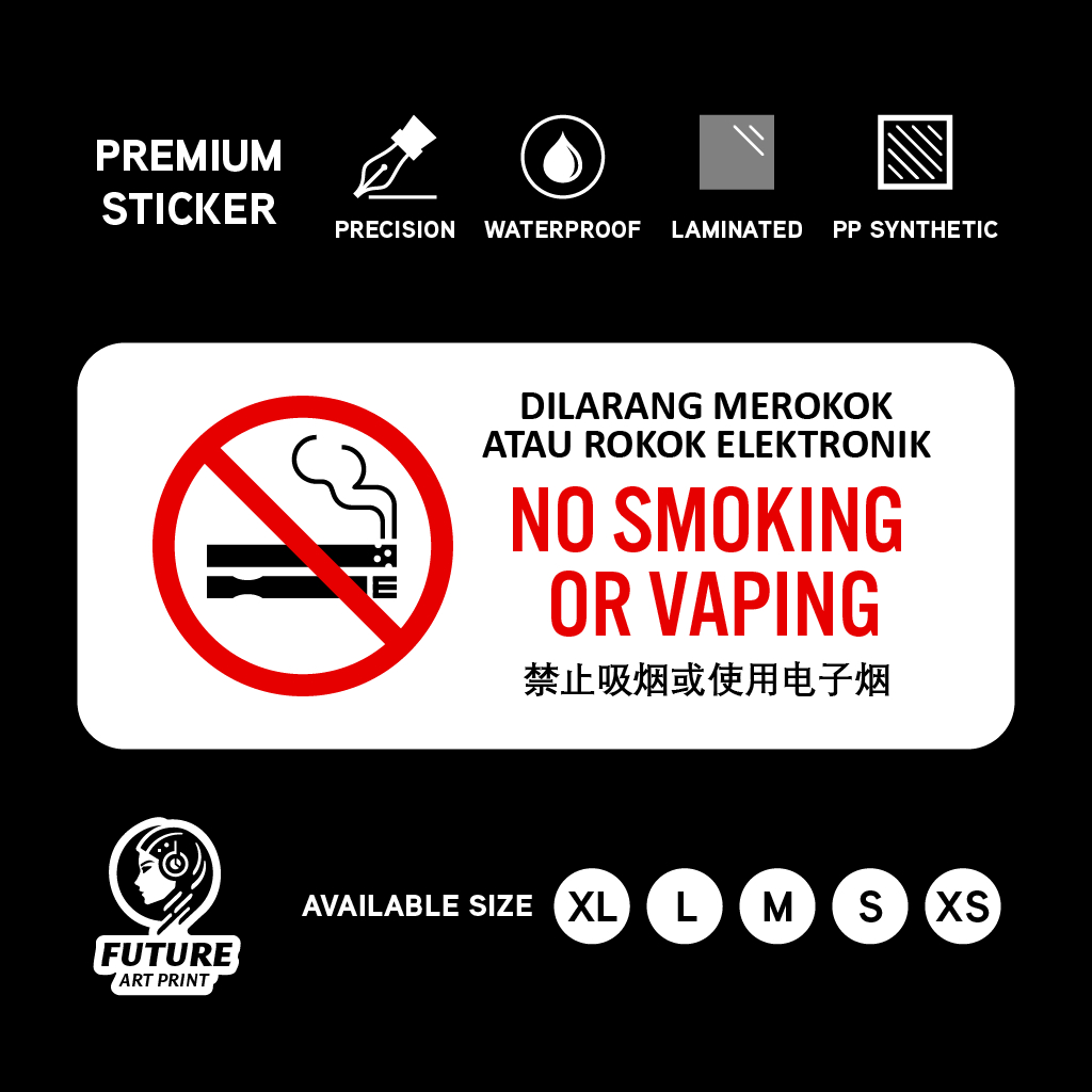 Buy sign dilarang merokok Online With Best Price, Aug 2026 | Shopee ...