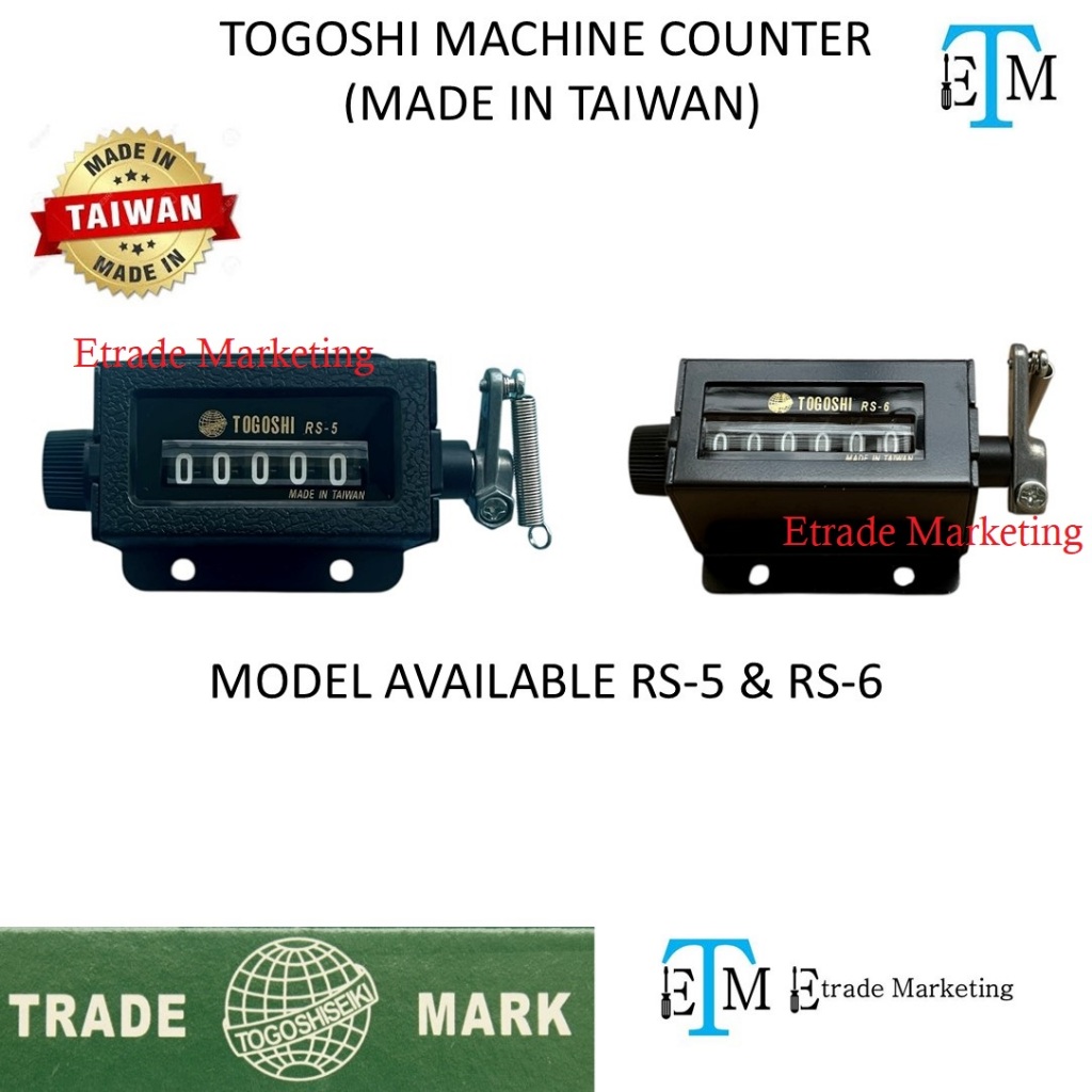 TOGOSHI MACHINE COUNTER (MADE IN TAIWAN) | Shopee Malaysia